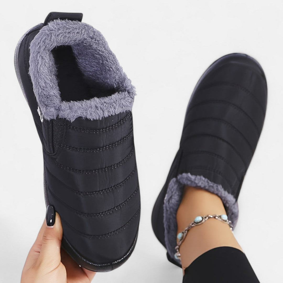 Victoria | Warm Winter Slip-On Boots.