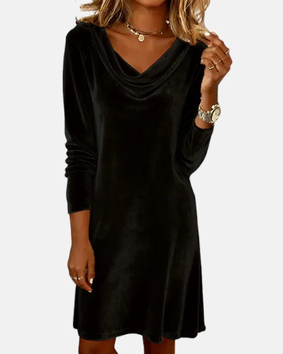Celeste | Loose Fitting Velvet Dress