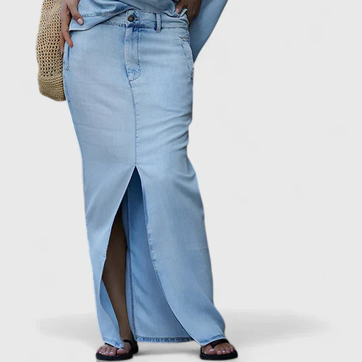 Averlynn | Elegant Maxi Skirt Set